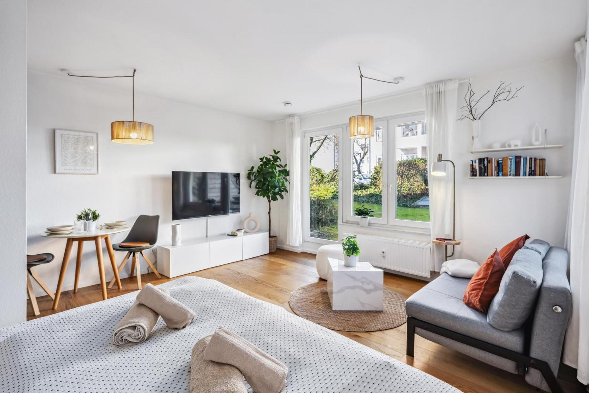 Traber Apartments Studio Kaffee Terrasse & Parken Λειψία Εξωτερικό φωτογραφία