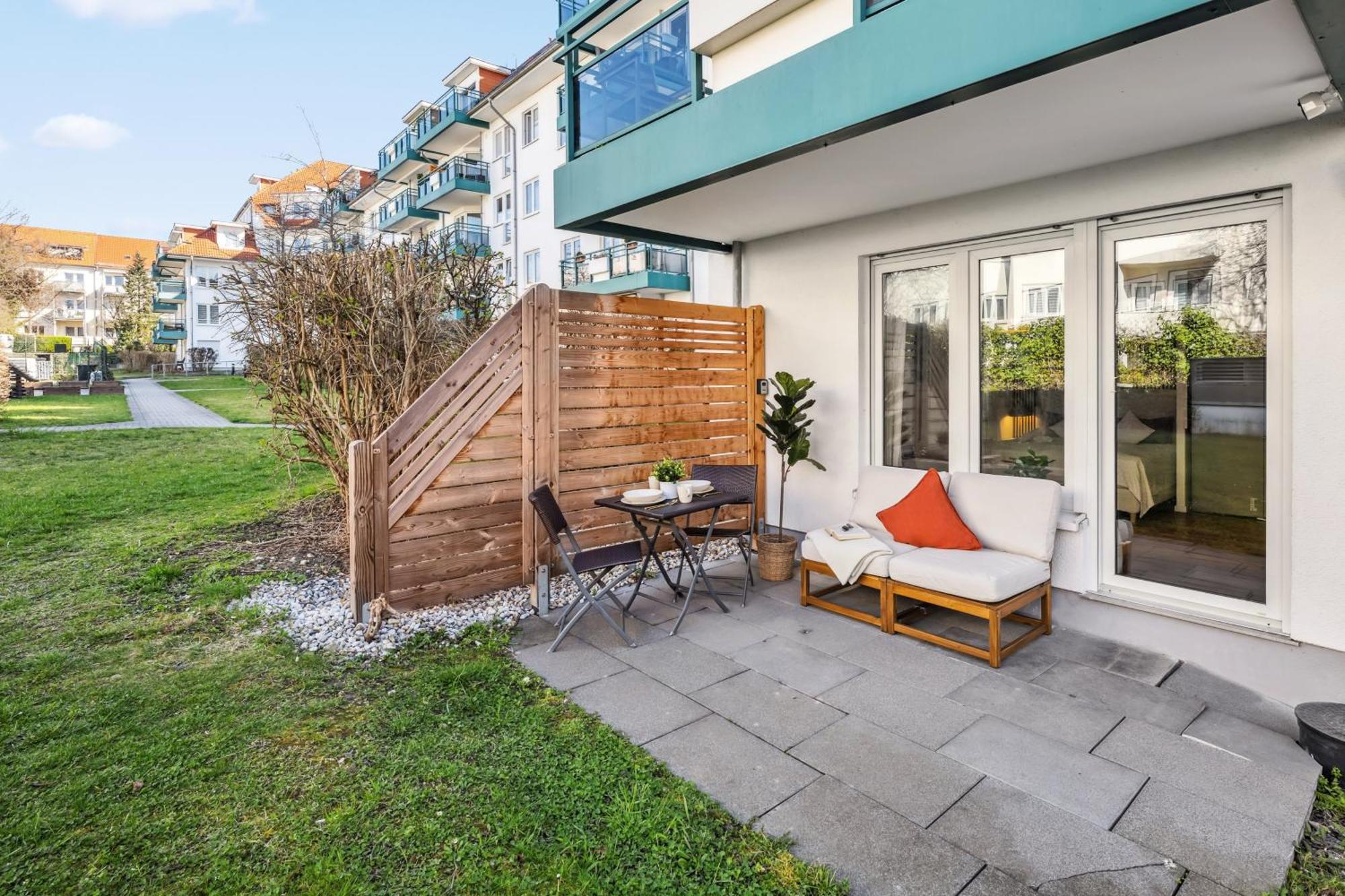 Traber Apartments Studio Kaffee Terrasse & Parken Λειψία Εξωτερικό φωτογραφία