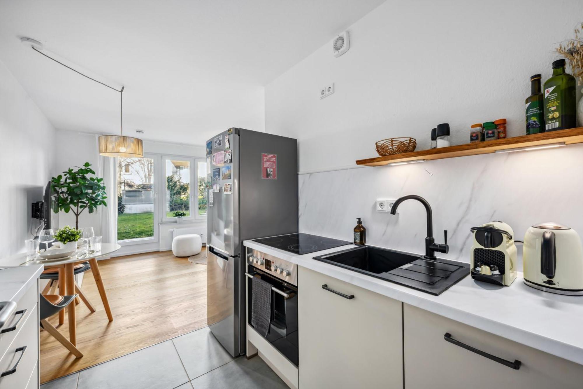 Traber Apartments Studio Kaffee Terrasse & Parken Λειψία Εξωτερικό φωτογραφία
